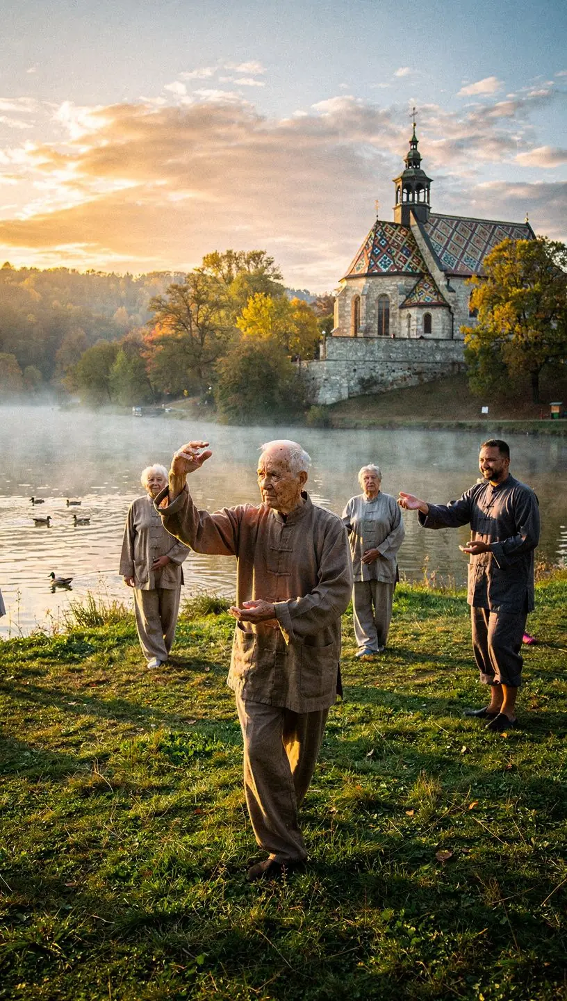 Cvičebný program zameraný na zdravie a silu pre starších ľudí.